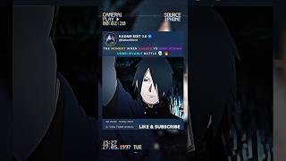 Sasuke Uchiha Vs Shin Uchiha Unbelievable Battle
