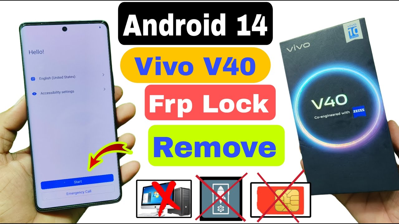 Vivo V40 Frp Bypass Without Laptop | Android 14 | Vivo Vivo V40 Frp Bypass Without Laptop | Android 14 | Vivo