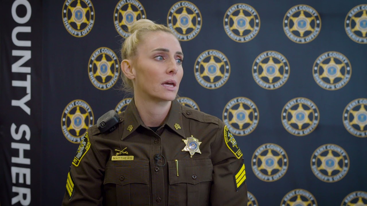 Sergeant Joy Matthews talks about her experience at the Grand Valley Police Academy.