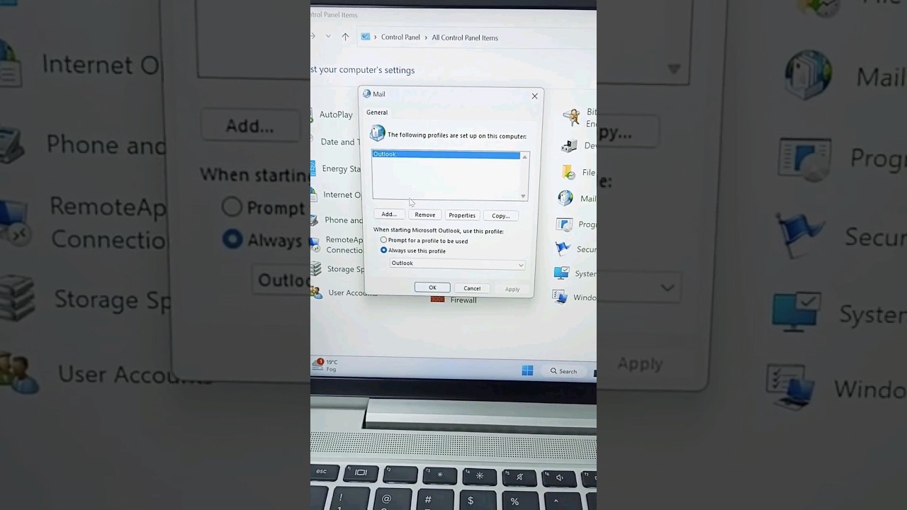 Easy Way to Remove outlook mail Account from windows PC Easy Way to Remove outlook mail Account from windows PC