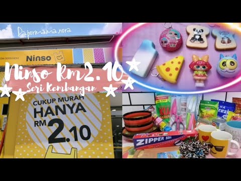 Ninso Seri Kembangan - Jalan2 Beli Barang Kedai Rm2.10