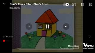 Blues Clues Pilot Intro No Music
