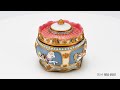 MBA-MUA1 - Beautifully Crafted Carousel Themed Animated Musical Trinket Keepsake
