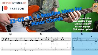 23-02 - B - 8 Bassline Ideas For Minor Chords