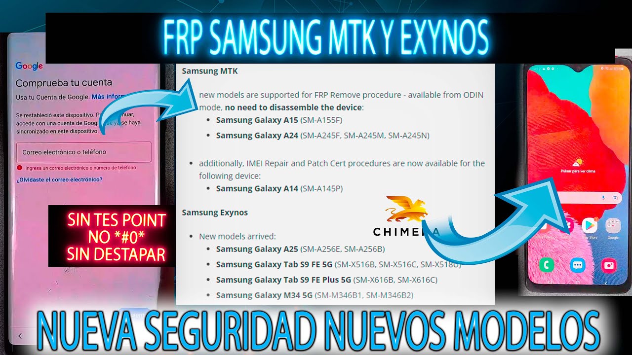 FRP SAMSUNG A15 A24 A25 M34 TAB S9 FOR ODIN MODE QUITAR FRP SAMSUNG A15 A24 A25 M34 TAB S9 FOR ODIN MODE QUITAR