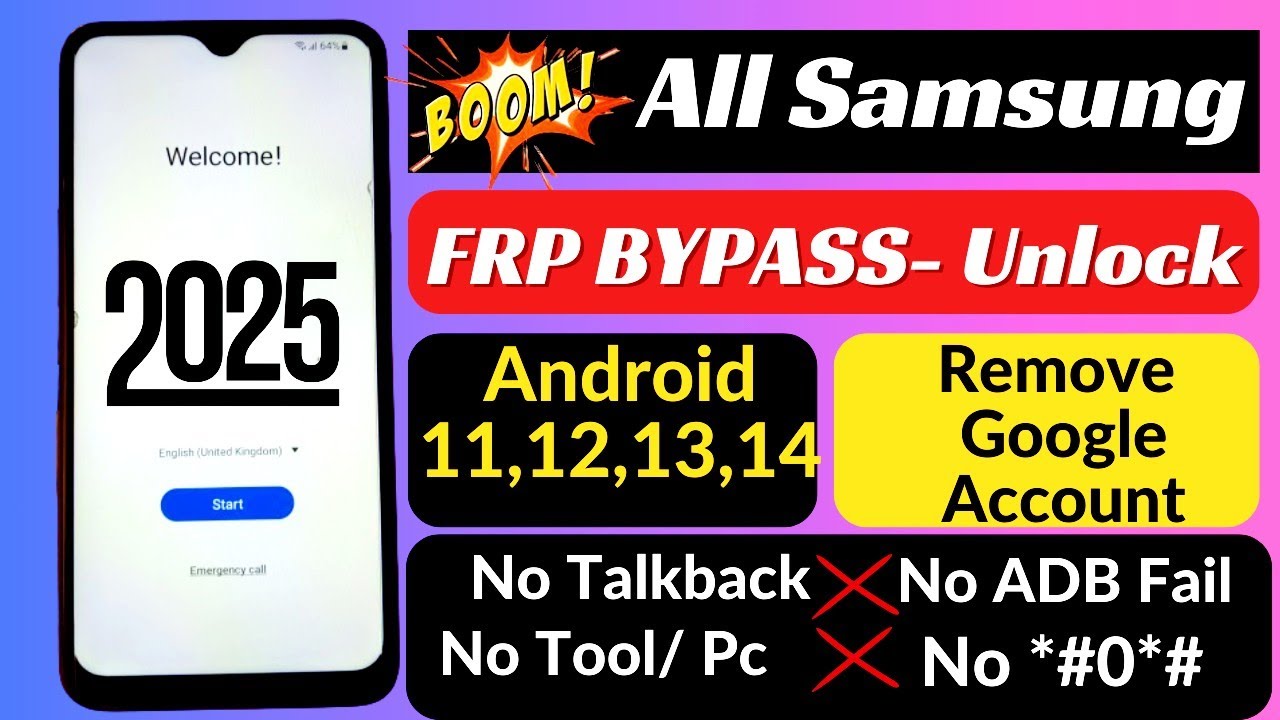 Samsung FRP Unlock 2025 | Samsung FRP Bypass Android Samsung FRP Unlock 2025 | Samsung FRP Bypass Android