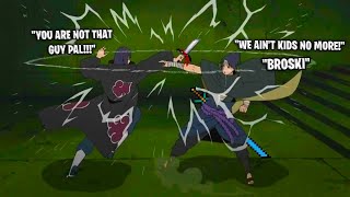 SASUKE and ITACHI Ran one of the CRAZIEST FADES in Naruto!