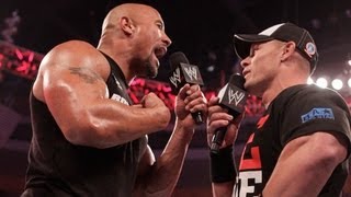 The Rock and John Cena engage in a WrestleMania-level war of words: Raw, March 5