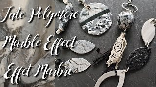 Tuto Polymère - Effet marbré - 5 versions
