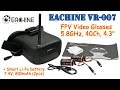 Eachine VR-007 4.3" FPV Video Glasses with Built-in 40Ch 5.8GHz A/V automatic search receiver