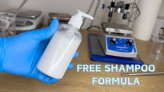 Free Creamy Shampoo Formula Formulator Sample Shop X The Cosmescientist