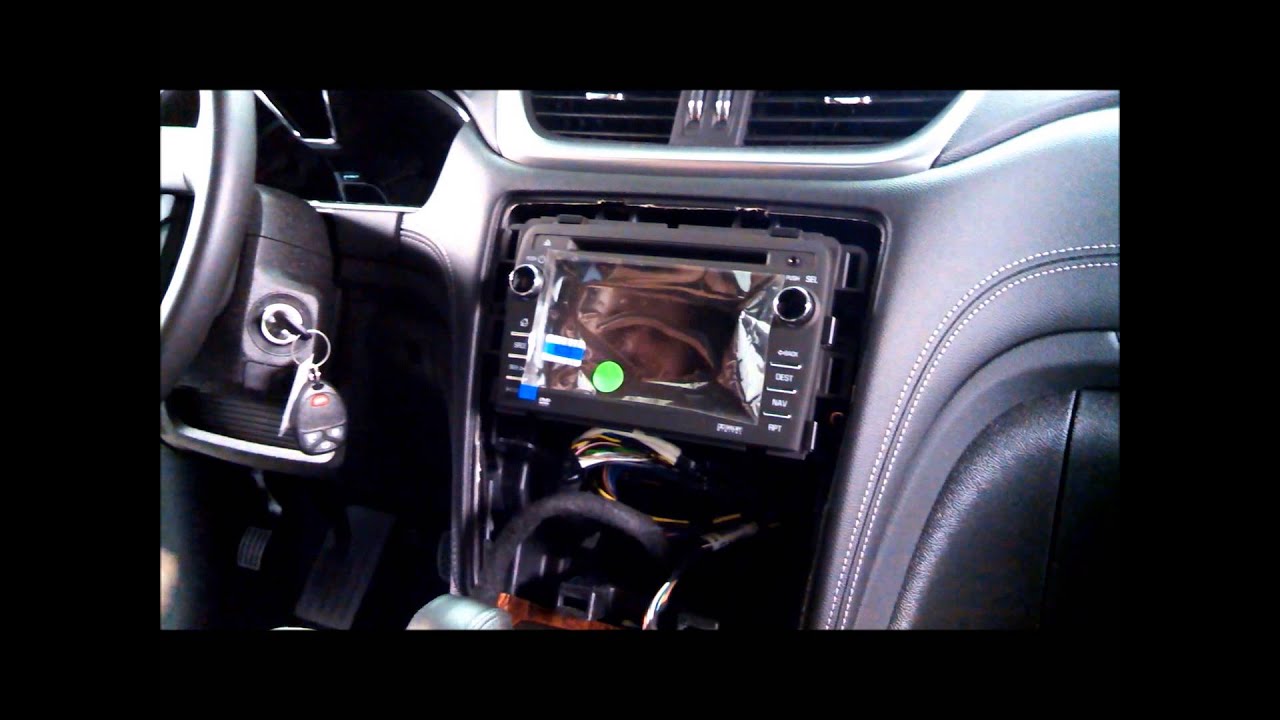 How to install MyLink in Chevrolet Traverse - YouTube