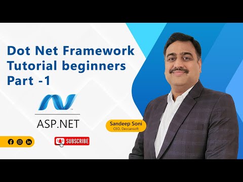 Microsoft .NET Framework Tutorial Video for beginners - Part 1