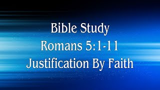 Justification By Faith