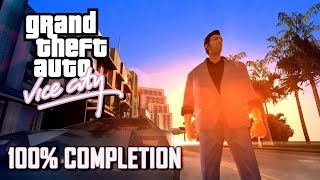 GTA VICE CITY 100% Completion -  Game Walkthrough (1080p 60fps) No Commentary