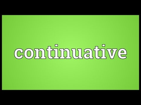 Header of continuative