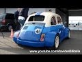 +200 HP Fiat 500 with Suzuki Hayabusa Gsx-R1300 engine: sound and track
