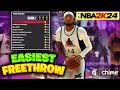 The EASIEST Freethrow Animation on NBA 2K24!