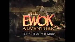1991 Disney Channel Commercial: The Ewok Adventure Exclusive TV Premiere Promo -