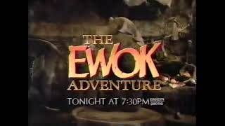 1991 Disney Channel Commercial The Ewok Adventure Exclusive Tv Premiere Promo - Aired March 1991