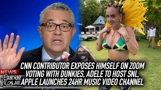 CNN Contributor Exposes Himself On Zoom, Voting With Dunkies, Adele To Host SNL, Apple Launches MTV