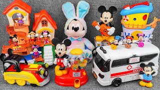 Satisfying With Unboxing Disney Junior Mickey Mouse Gumball Machine Playset Review Toys Asmr
