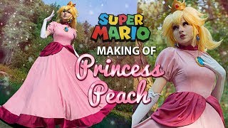 Making Of Princess Peach Cosplay Super Mario Bros