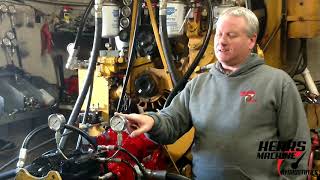 Pressure Checks for a Case IH 6088 & 7088 Combine Hydrostatic Pump & 2 Speed Motor