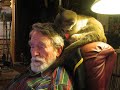 Kitty Washes Papa's Hair