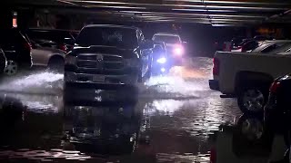 Flooding at Dallas Love Field Car Garage