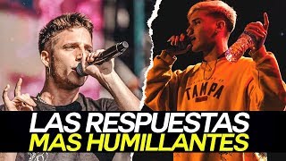 RESPUESTAS HUMILLANTES | Las MEJORES RESPUESTAS en Batallas de Rap
