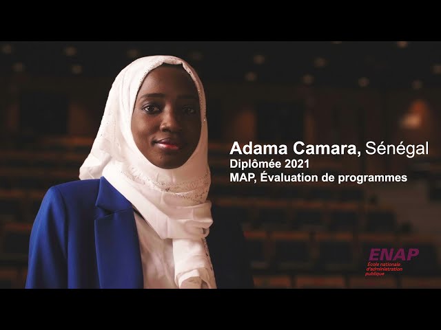 Watch Témoignage – Adama Camara, détentrice d’une MAP, concentration évaluation de programmes à l'ENAP on YouTube.