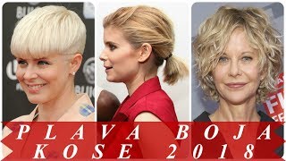 Kratke Zenske Frizure Za Plavu Kosu 2018