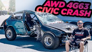 1300HP 4G63 AWD Civic WRECKS Racing Frustrate EG Honda (The  Docu-Story)
