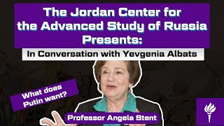 Professor Angela Stent In Conversation With Yevgenia Albats
