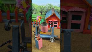 Pillar Making Construction Mashine Cement Mixture Video