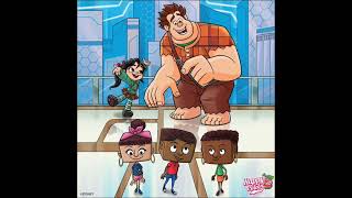 Wreck-It Ralph, Vanellope And Three Avatars From The Movie Ralph Breaks The Internet.