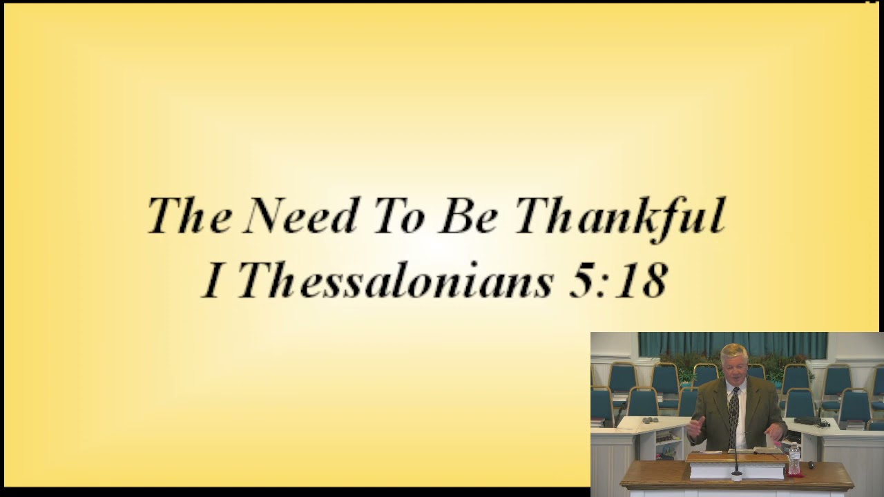 11 23 21 Thanksgiving Service Pastor David Powers