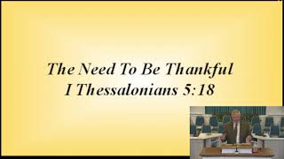 11 23 21 Thanksgiving Service Pastor David Powers
