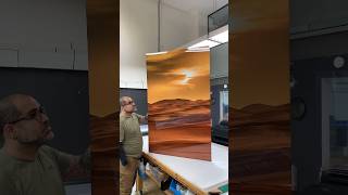 Printing Lab In Tel Aviv. Sublimation, Hd Metal Print With Glossy Finish.