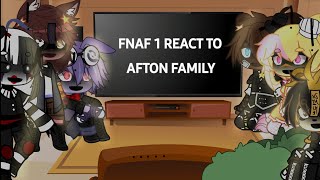 FNAF 1 (missing children) react to Afton family ||Elizabeth Afton 1/5||(W:BLOOD)