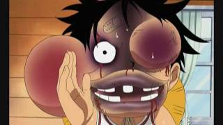 Scena divertente dell'episodio 316 tratta dell'anime One Piece - Nami e i $