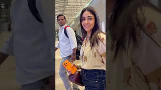 Mrunal Thakur Papped Arriving In Hyd