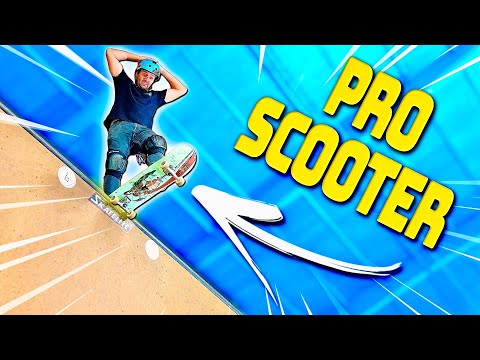 CAN A SCOOTER RIDER DROP IN ON A VERT RAMP?!