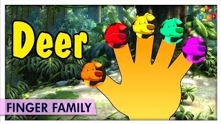 Deer Finger Family | Popular Nursery Rhyme | Children Animated 3D Rhymes