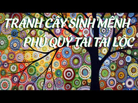Tranh Bộ Tứ Quý- Cây Sinh Mệnh-Phong Thủy- Phú Quý Tài Lộc- Treo Phòng Khách- May Mắn