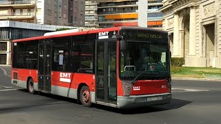 Autobús 9011 Emt Valencia Dennis Dart Slf Hispano Habit Servici Especial - Valencia Julio 2023