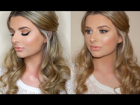 Bridal/Bridesmaid Makeup Tutorial | Peachy Lips & Glowy Skin - YouTube