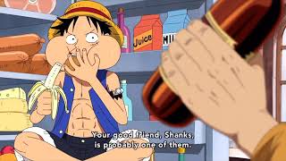 Silver Rayleigh Tells Luffy About Shanks And Buggy