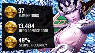 Gale Showing His Widow Skill Overwatch Season 26 Top 500